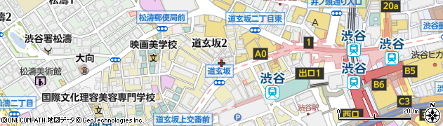 東京都渋谷区道玄坂2丁目28-10周辺の地図