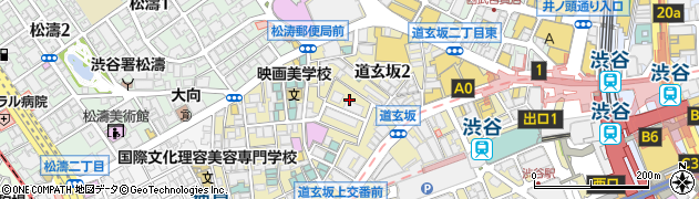 東京都渋谷区道玄坂2丁目19周辺の地図