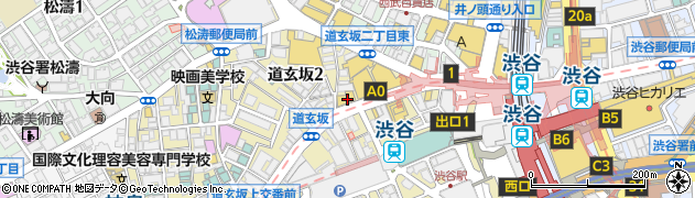 すしざんまい渋谷道玄坂センタービル店周辺の地図