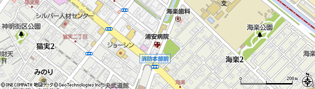 千葉県浦安市北栄4丁目1-18周辺の地図