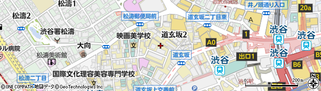 東京都渋谷区道玄坂2丁目19-13周辺の地図
