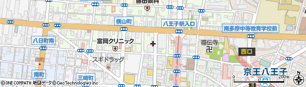 東京都八王子市横山町5-14周辺の地図
