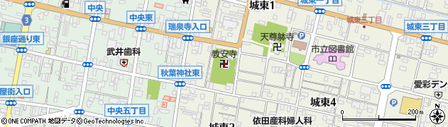 教安寺周辺の地図