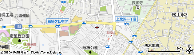 東京都世田谷区船橋6丁目16周辺の地図