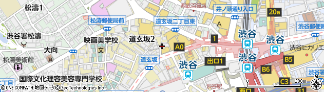 カラオケの鉄人 渋谷道玄坂店周辺の地図