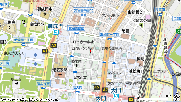 〒105-0012 東京都港区芝大門の地図