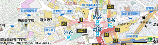 渋谷ちかみち総合インフォメーションＷＡＮＤＥＲＣＯＭＰＡＳＳ周辺の地図