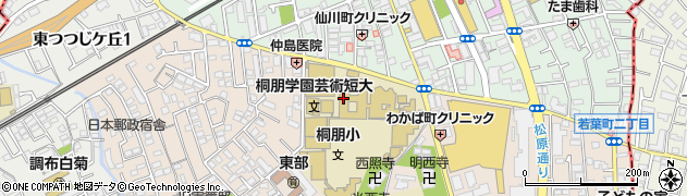 桐朋女子高等学校周辺の地図