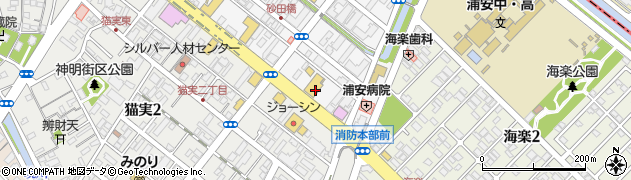 千葉県浦安市北栄4丁目2周辺の地図