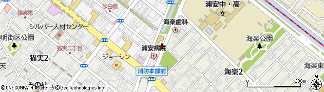 千葉県浦安市北栄4丁目1周辺の地図