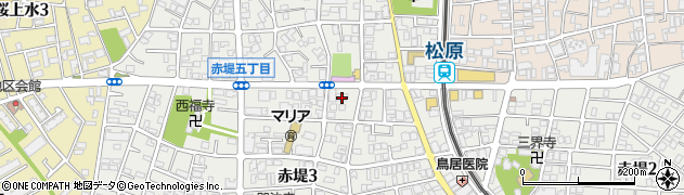 東京都世田谷区赤堤3丁目18-10周辺の地図