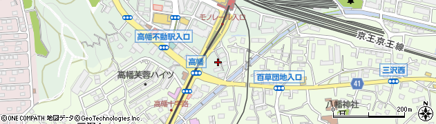 東京都日野市高幡75周辺の地図