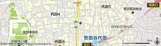 トップクリーニング　代田店周辺の地図