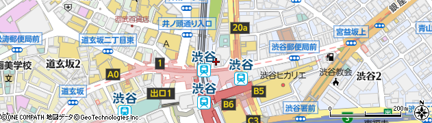 みずほ銀行渋谷支店 ＡＴＭ周辺の地図