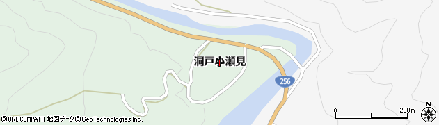 岐阜県関市洞戸小瀬見周辺の地図
