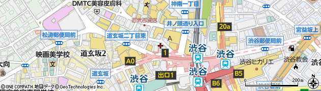 渋谷更科周辺の地図