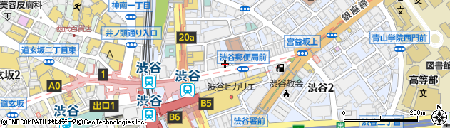 鬼ビーフ 宮益坂本店周辺の地図