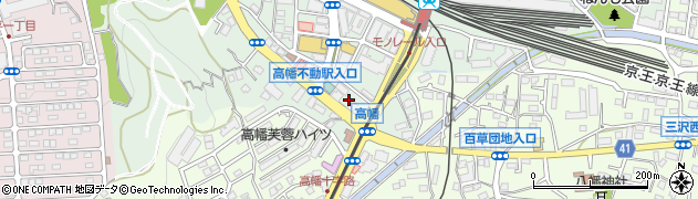 東京都日野市高幡1005周辺の地図