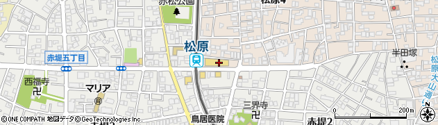 東京都世田谷区松原4丁目10周辺の地図