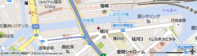 株式会社中央倉庫　東京営業所周辺の地図