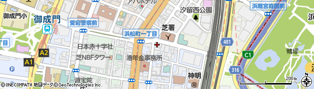 Ｎｏ．Ｒ浜松町周辺の地図