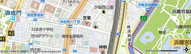 三井ガーデンホテル汐留イタリア街周辺の地図