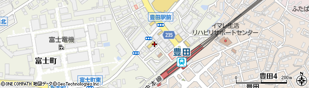 亀屋 豊田駅周辺の地図