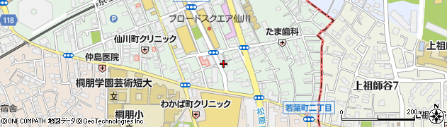 ほけんの窓口仙川店周辺の地図