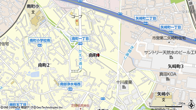 〒183-0026 東京都府中市南町の地図