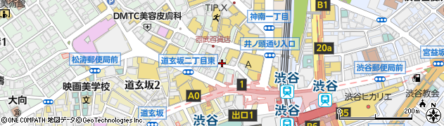 らーめん 金伝丸 渋谷本店周辺の地図