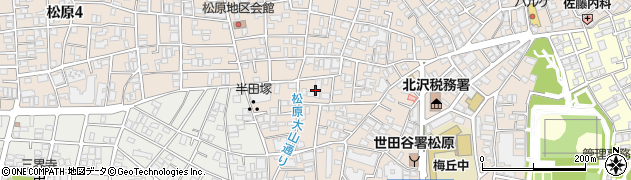 東京都世田谷区松原6丁目19周辺の地図