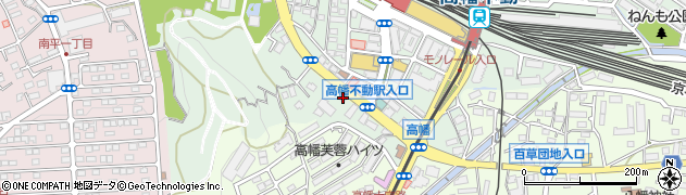 東京都日野市高幡710周辺の地図