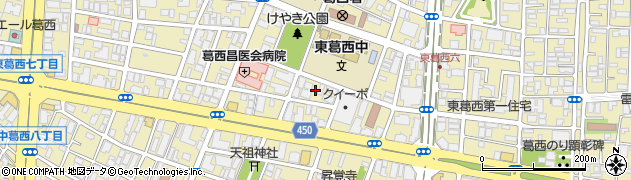 東京都江戸川区東葛西6丁目41周辺の地図