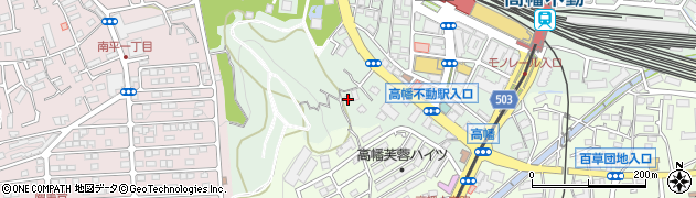 東京都日野市高幡725周辺の地図