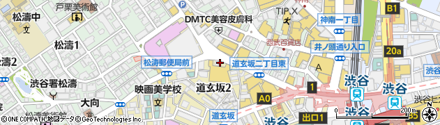 焼き鳥のぐりどっちん 渋谷道玄坂店周辺の地図