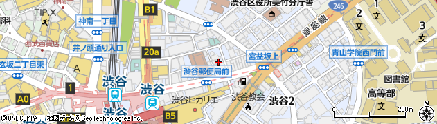 東京都渋谷区渋谷1丁目9周辺の地図