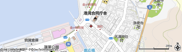 福井県敦賀市港町8周辺の地図