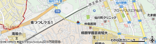 ニッポンレンタカー仙川営業所周辺の地図