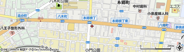 山本歯科医院八王子診療所周辺の地図