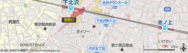 株式会社ドラマ　下北沢パート２店周辺の地図