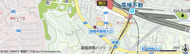 日野高幡郵便局周辺の地図