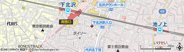 株式会社ドラマ　下北沢パート１店周辺の地図