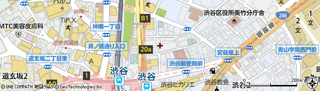 東京都渋谷区渋谷1丁目15周辺の地図