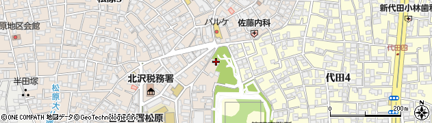 東京都世田谷区松原6丁目9-25周辺の地図