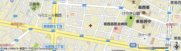 東京都江戸川区東葛西6丁目12周辺の地図