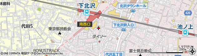 ヘヤギメ下北沢店周辺の地図
