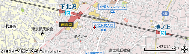 株式会社ドラマ　下北沢パート４店周辺の地図
