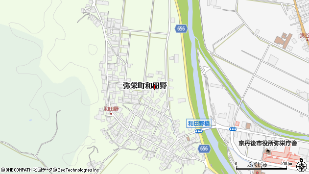 〒627-0131 京都府京丹後市弥栄町和田野の地図