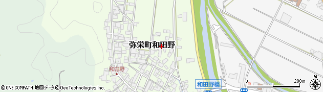 京都府京丹後市弥栄町和田野周辺の地図