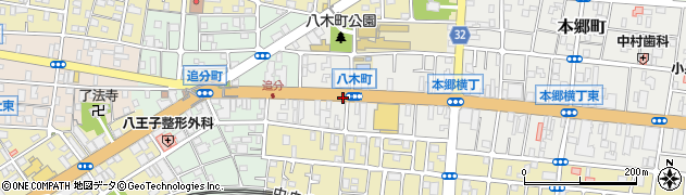 八木町周辺の地図